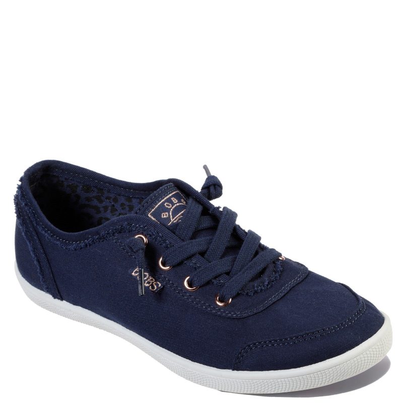 33492W NVY Womens Skechers Bobs B Cute Sneaker Wide Width Navy