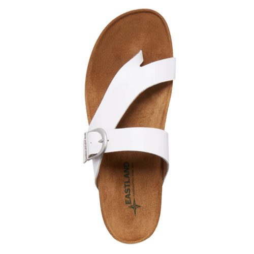 3402 13 Womens Eastland Shauna Sandal White 3