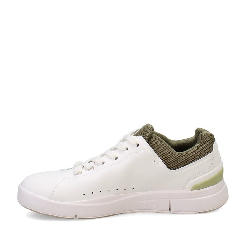 3MD10641528 Mens On Running The Roger Advantage Tennis Shoe White Olive 2