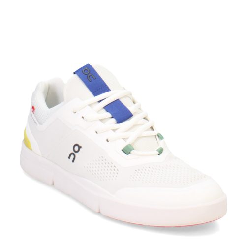 3WD11481090 Womens On Running The Roger Spin Tennis Shoe Undyed White Multicolor