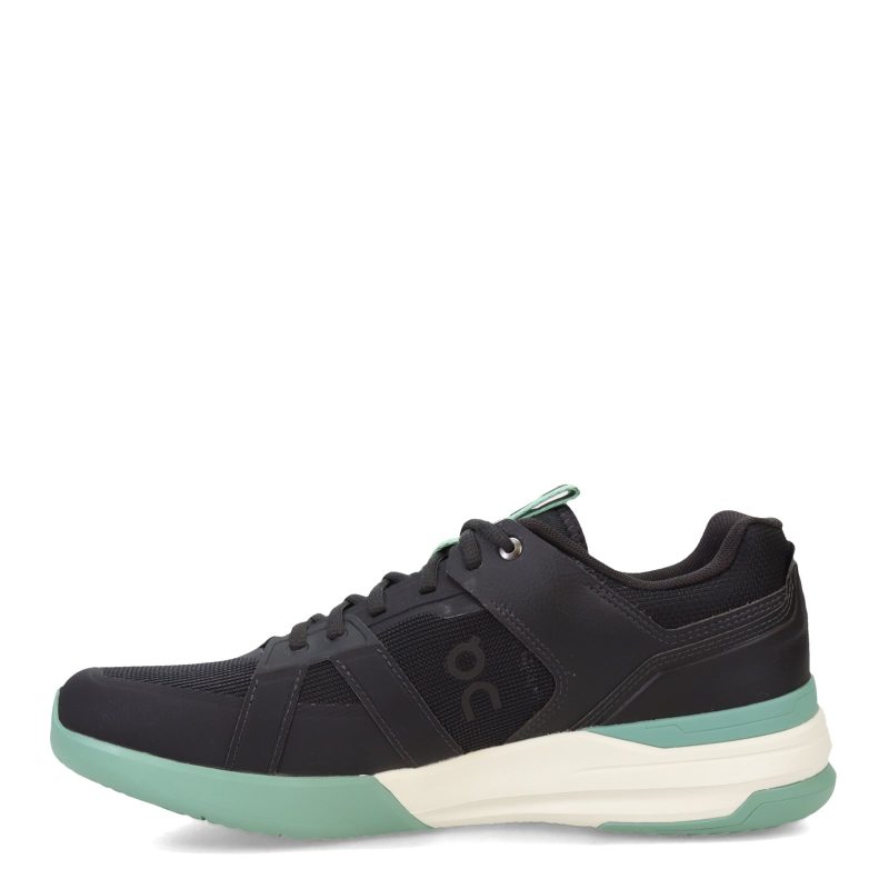 3WD30051092 Womens On Running The Roger Clubhouse Pro Tennis Shoe Black Green 3