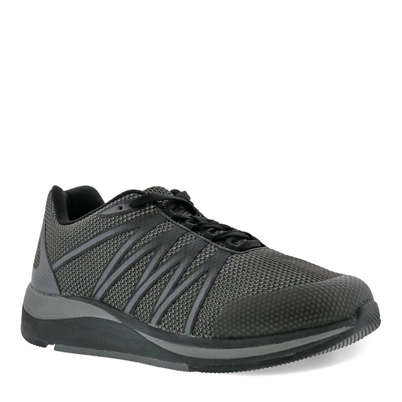 40105 19 Mens Drew Player Walking Shoe Black Mesh Combo