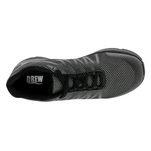 40105 19 Mens Drew Player Walking Shoe Black Mesh Combo 4