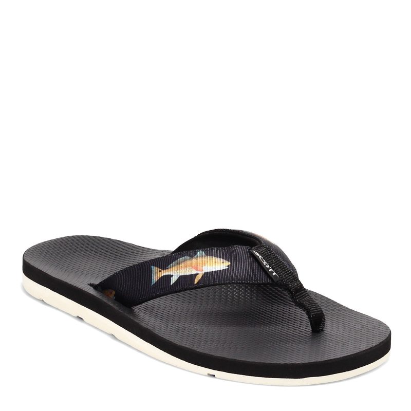 4125 Redfish Mens Scott Hawaii Kaikane Sandal Black 05ffee67 ff60 4a76 b8c9 2bf3a5e5c241