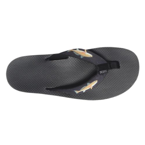 4125 Redfish Mens Scott Hawaii Kaikane Sandal Black 5