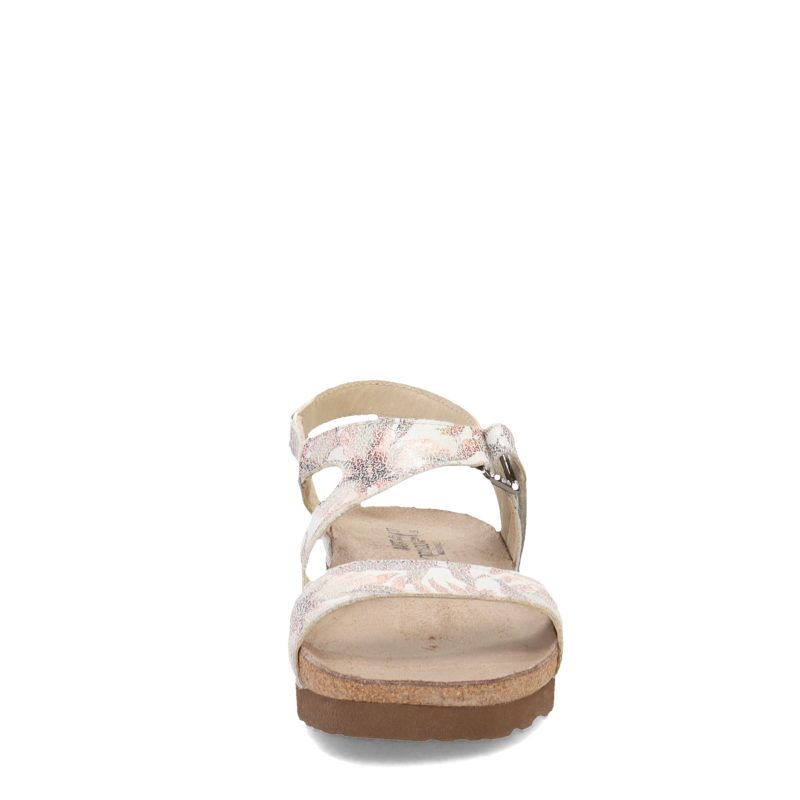 4421 HAJ Womens Naot Pamela Sandal White Floral 2