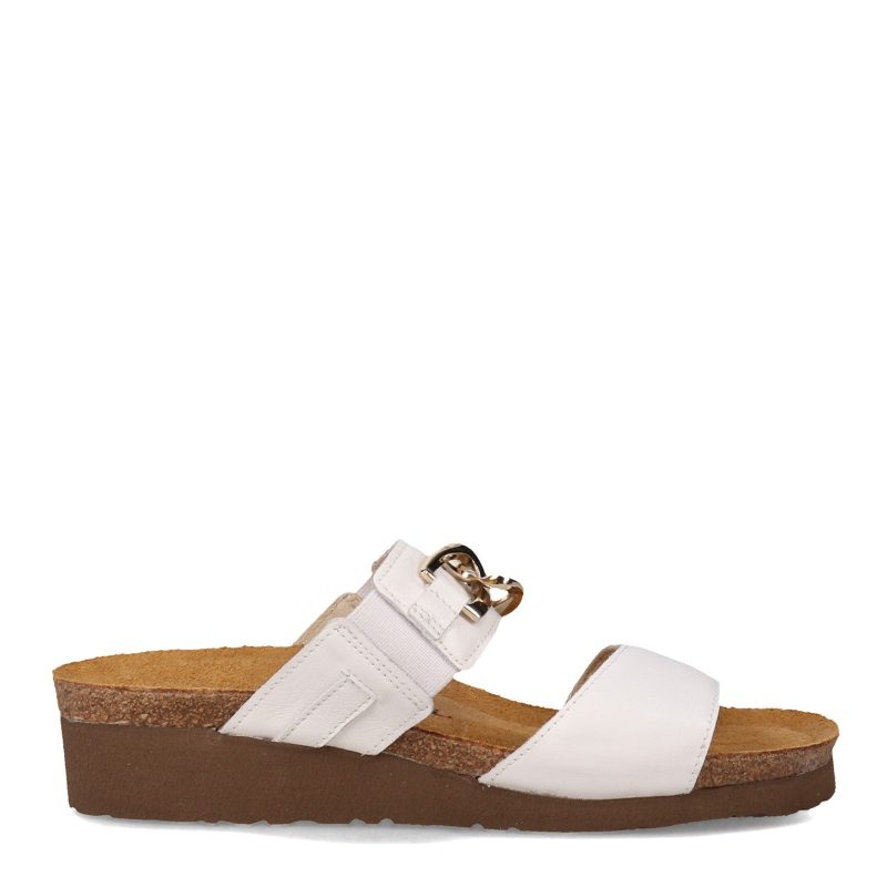 4470 H63 Womens Naot Victoria Sandal White 1