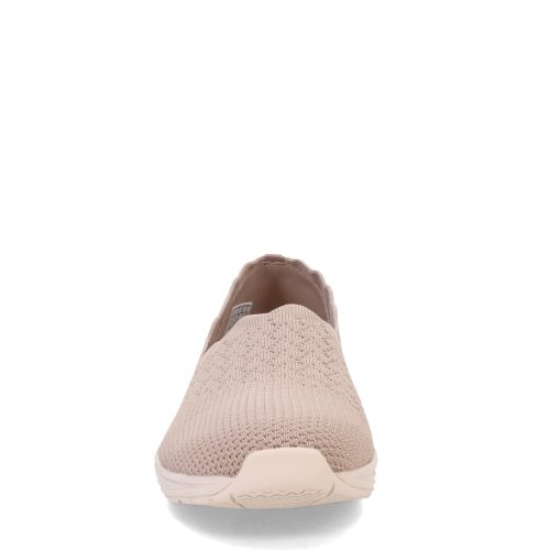 49481 TPE Womens Skechers Seager Stat Slip On Taupe 2