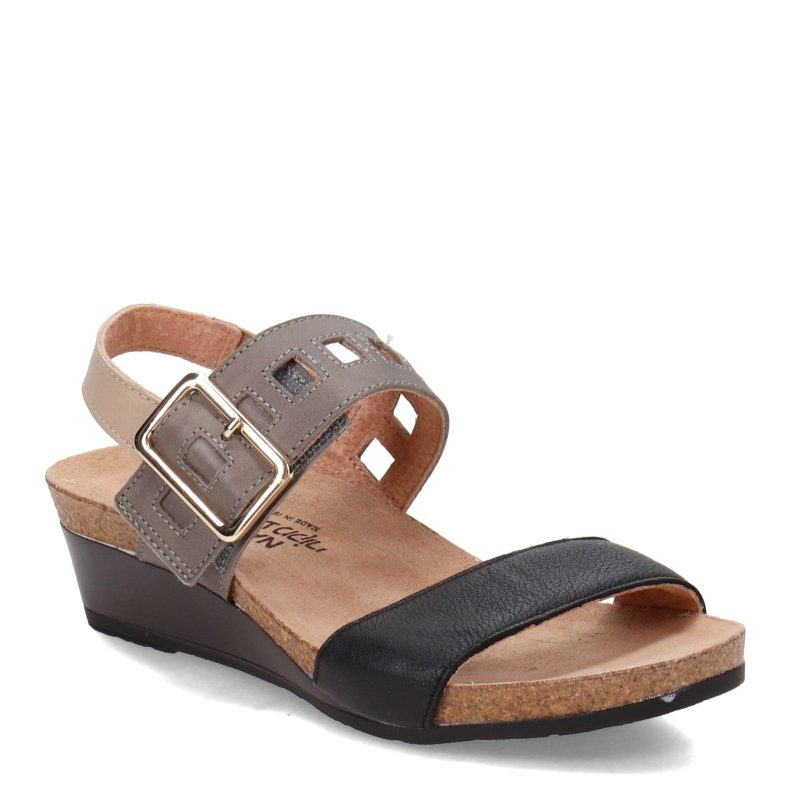 5052 NUO Womens Naot Dynasty Sandal Black Grey