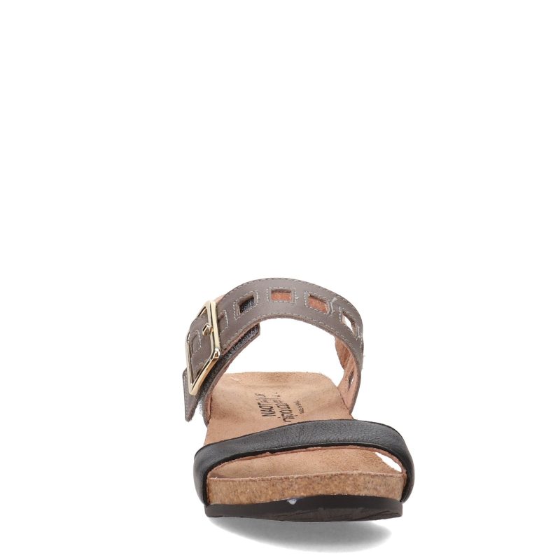 5052 NUO Womens Naot Dynasty Sandal Black Grey 2