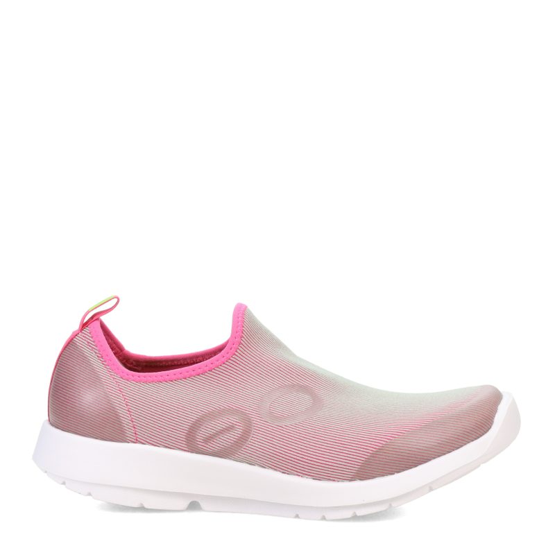 5075 WHTFUC Womens Oofos O Omg Sport Sneaker White Fuchsia 1 a56f7db8 536a 4dcd 9b90 2b5579c2d700