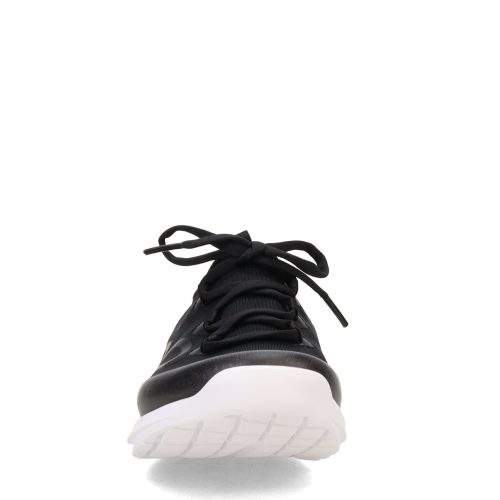 5076 WHTBLK Womens Oofos O Omg Sport Ls Sneaker White Black 2