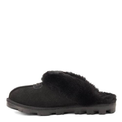 5125 Blk Womens Ugg Coquette Slipper Black 3