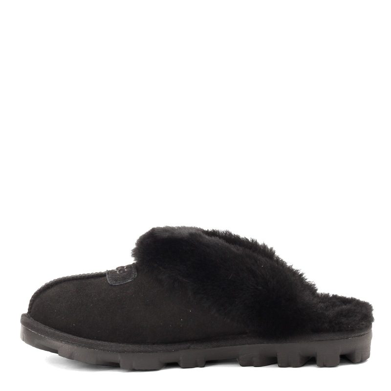 5125 Blk Womens Ugg Coquette Slipper Black 3