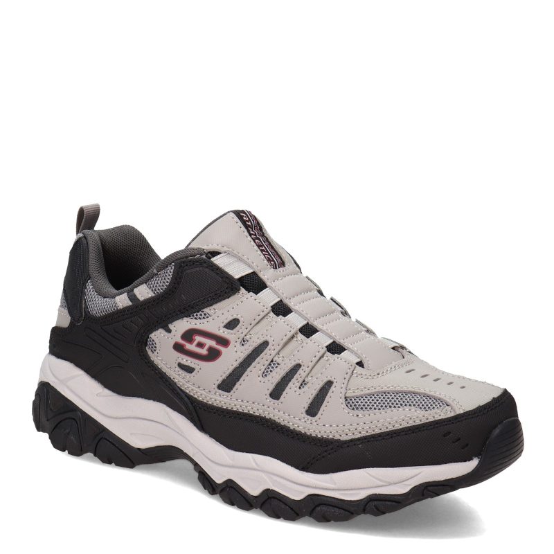 51866EWW GYBK Mens Skechers Sport Mens Grey Black