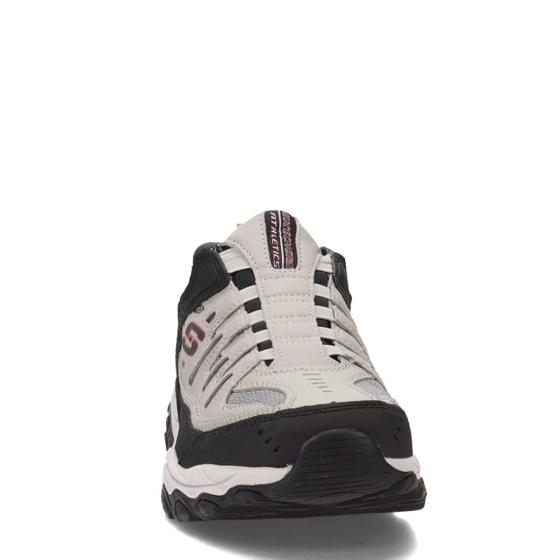 51866EWW GYBK Mens Skechers Sport Mens Grey Black 2