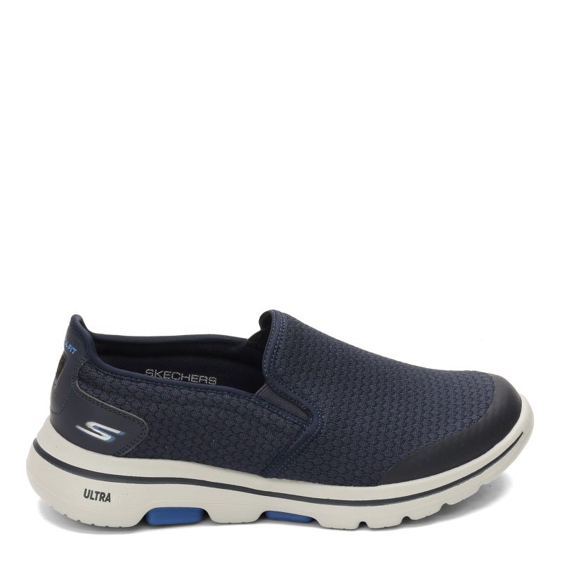 55510 Eww Nvy Mens Skechers Performance G Owalk 5 Apprize Slip On Wide Width Navy 1