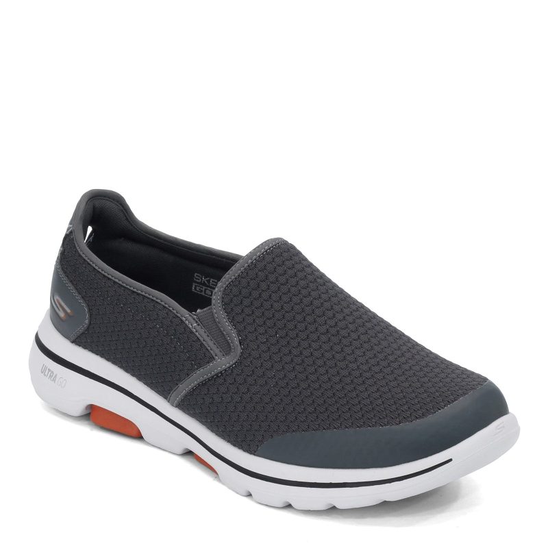 55510EWW CHAR Mens Skechers Performance G Owalk 5 Apprize Slip On Wide Width Charcoal