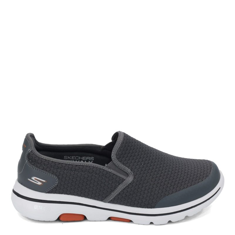 55510EWW CHAR Mens Skechers Performance G Owalk 5 Apprize Slip On Wide Width Charcoal 1