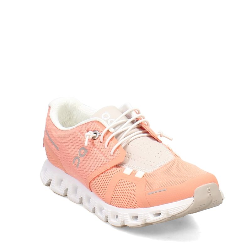 5997765 Womens On Running Cloud 5 Running Shoe Flamingo Pearl