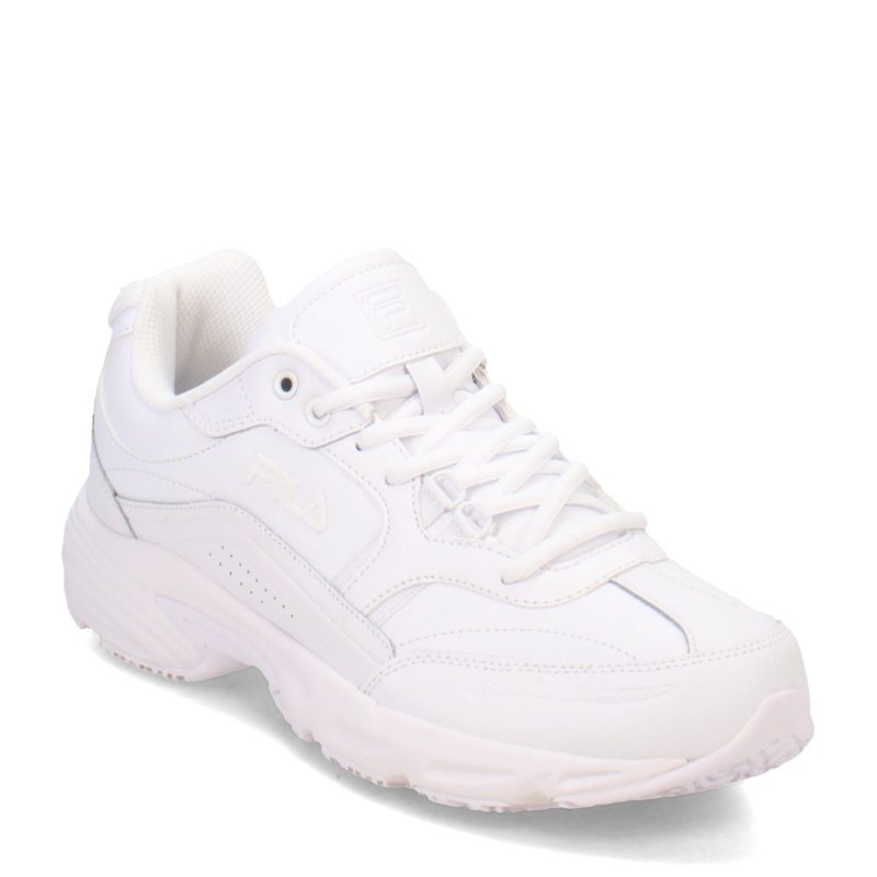 5SGW0002 100 Womens Fila Workshift Sneaker Wide Width White