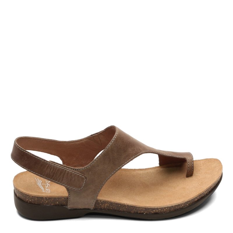 6024 795300 Womens Dansko Reece Thong Sandal Stone 1 4fbb356f dd0b 4dfa 903e 846460e50f1e