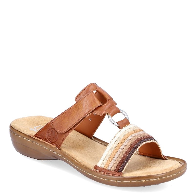 60821 24 Womens Rieker Regina Sandal Cayenne Pepper