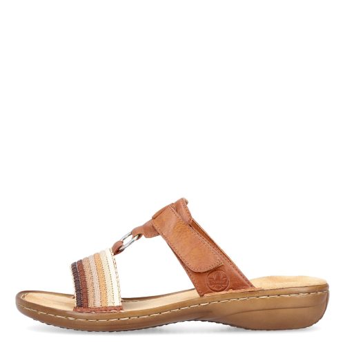 60821 24 Womens Rieker Regina Sandal Cayenne Pepper 3