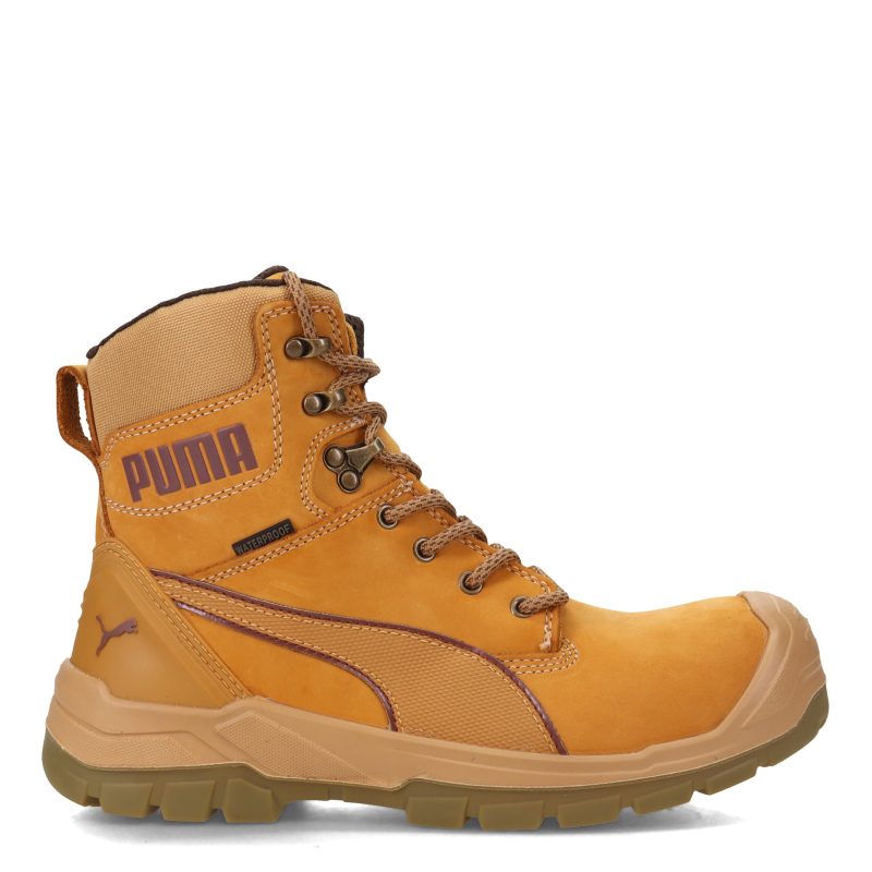 630725 Mens Puma Conquest 7 Inch Ctx Waterproof Boot Wheat 1