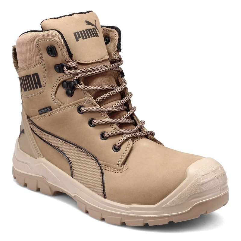 630745 Mens Puma Conquest 7 Inch Ctx Waterproof Boot Stone