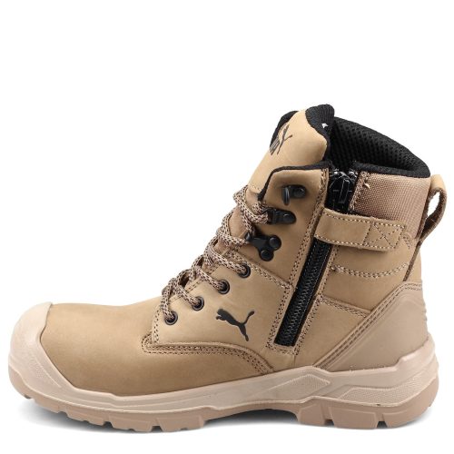 630745 Mens Puma Conquest 7 Inch Ctx Waterproof Boot Stone 3