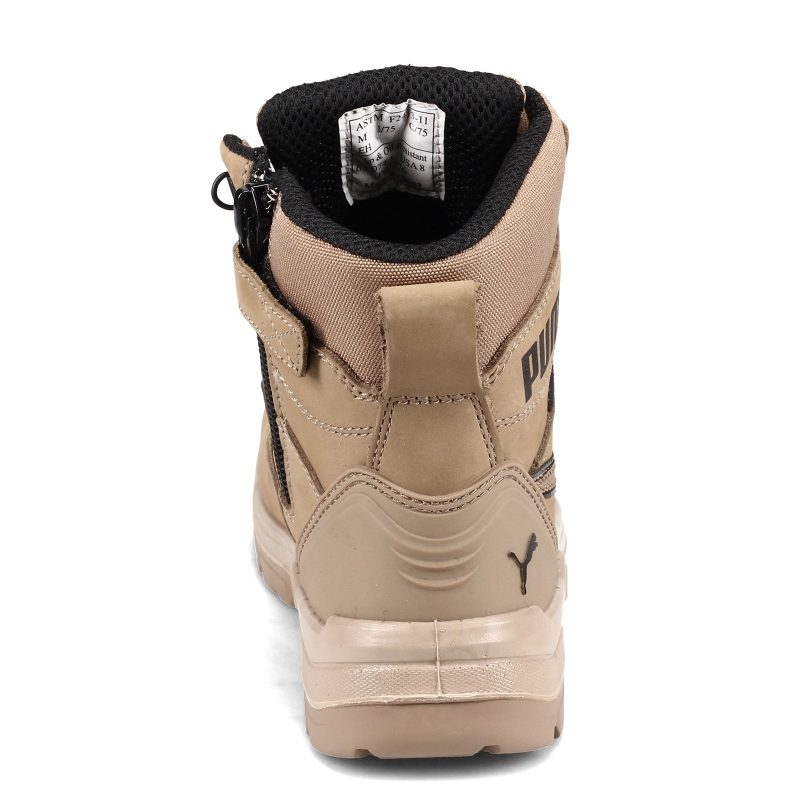 630745 Mens Puma Conquest 7 Inch Ctx Waterproof Boot Stone 4