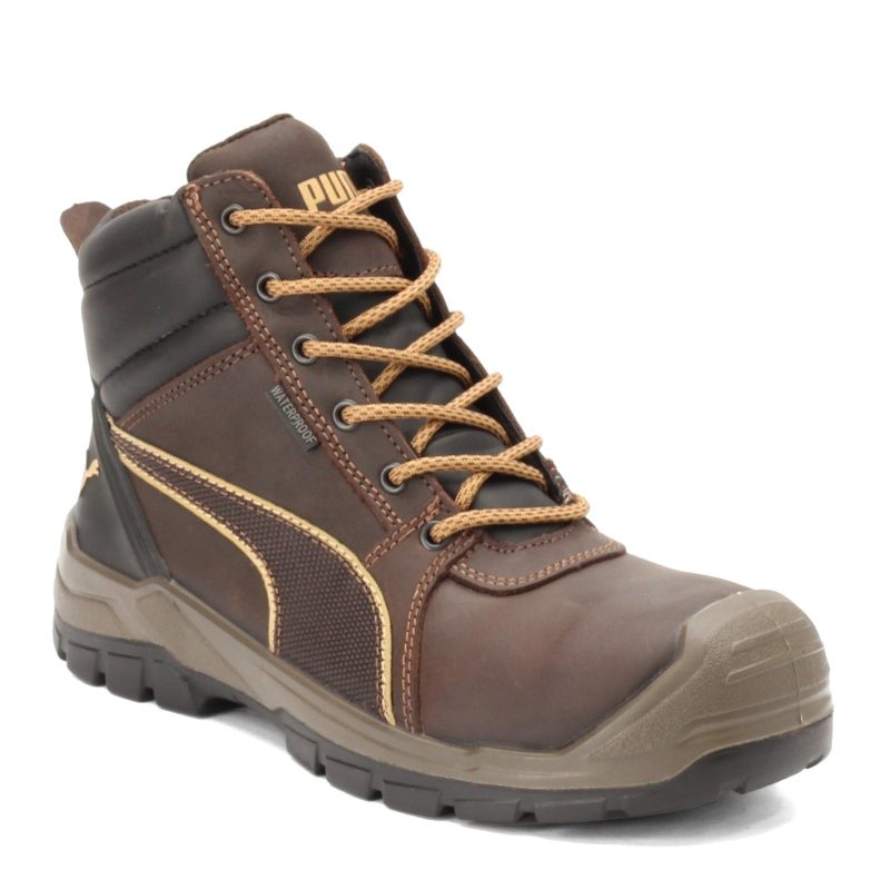 630785 Mens Puma Safety Tornadi Ctx Mid Boot Brown