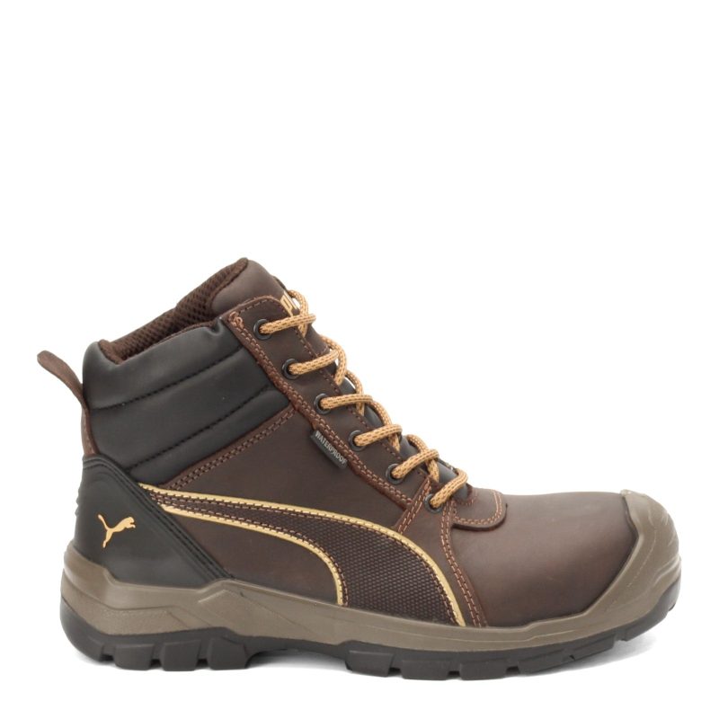 630785 Mens Puma Safety Tornadi Ctx Mid Boot Brown 1