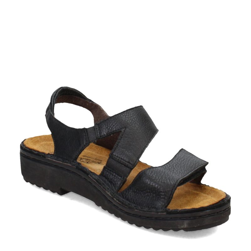 63082 277 Womens Naot Enid Sandal Jet Black 342425cd 2979 4f55 9855 10d5403ace55