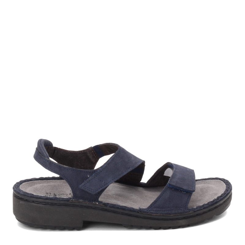 63082 D74 Womens Naot Enid Sandal Navy Nubuck 1 a6c46918 f4bd 4918 a71e 43e142cc63d2