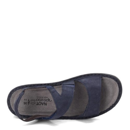 63082 D74 Womens Naot Enid Sandal Navy Nubuck 5