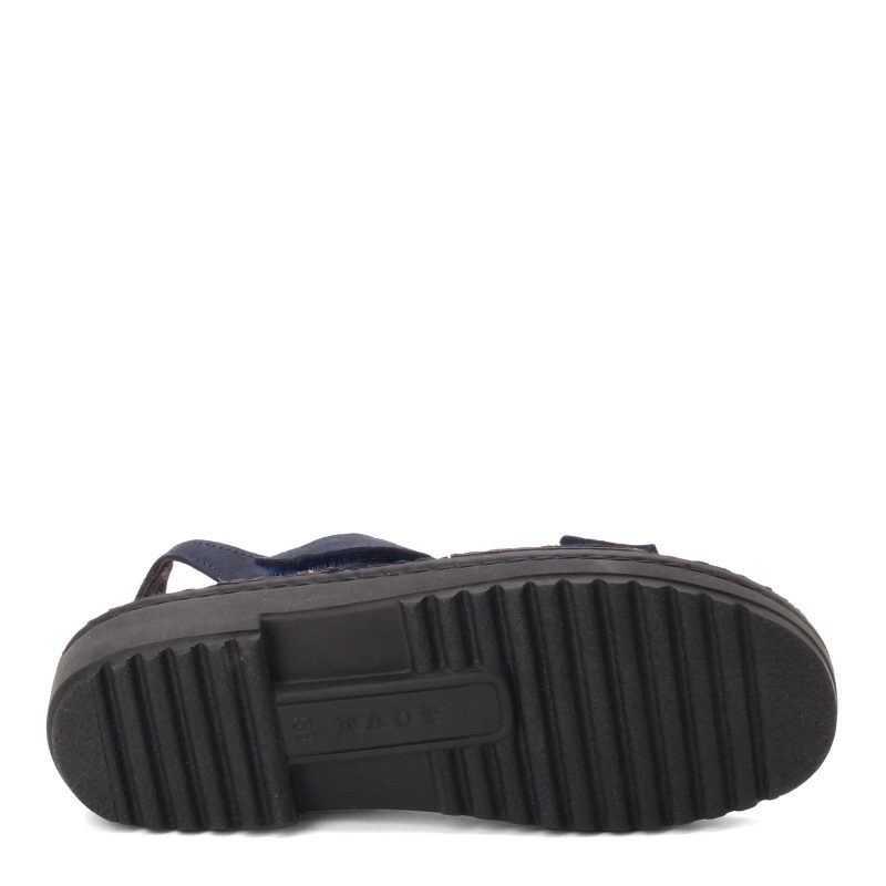 63082 D74 Womens Naot Enid Sandal Navy Nubuck 6