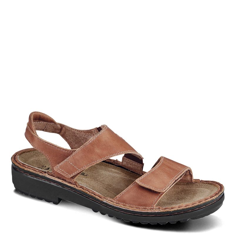 63082 E69 Womens Naot Enid Sandal Brown