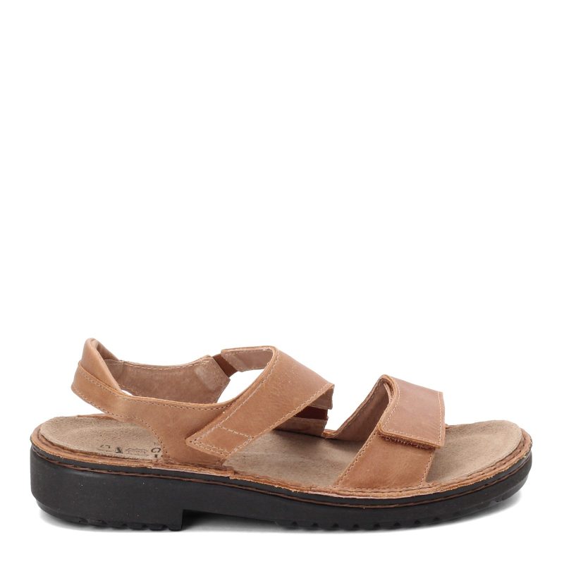 63082 E69 Womens Naot Enid Sandal Brown 1