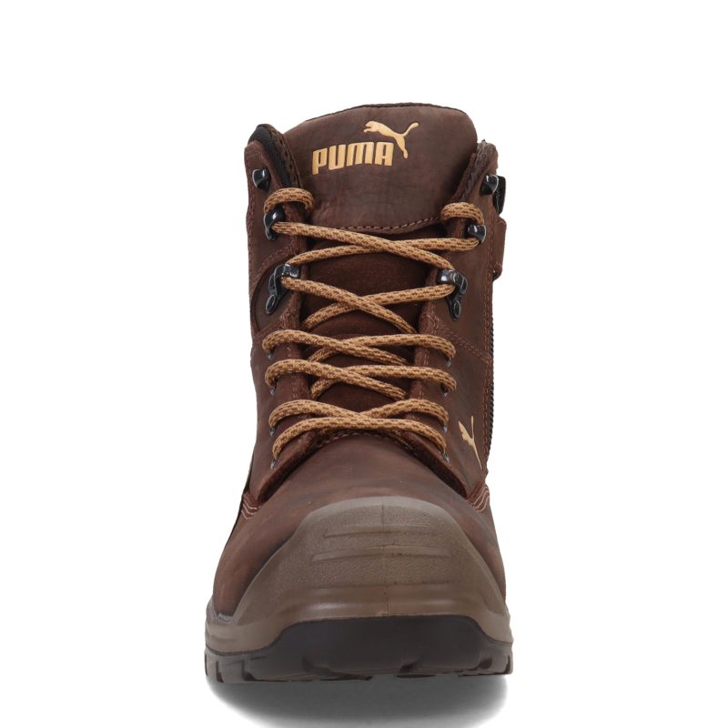 630915 Mens Puma Conquest 7 Inch Soft Toe Work Boot Brown 2 0027fabb 957d 4a56 ac37 761b6bba917c