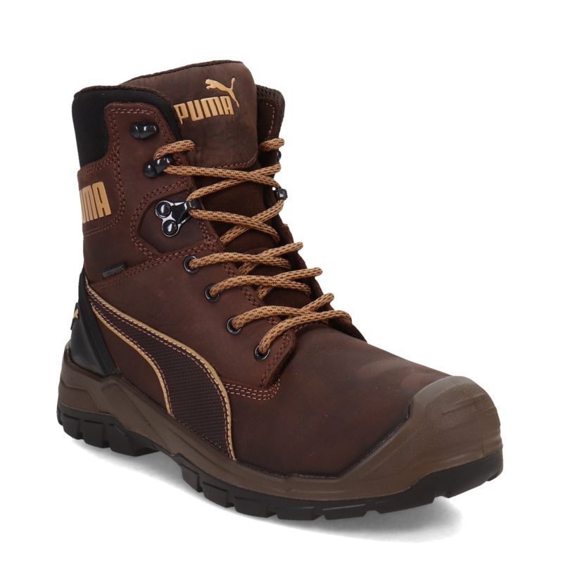 630915 Mens Puma Conquest 7 Inch Soft Toe Work Boot Brown 9b519f18 ced1 47bb 8bf1 59e59f8f9db1