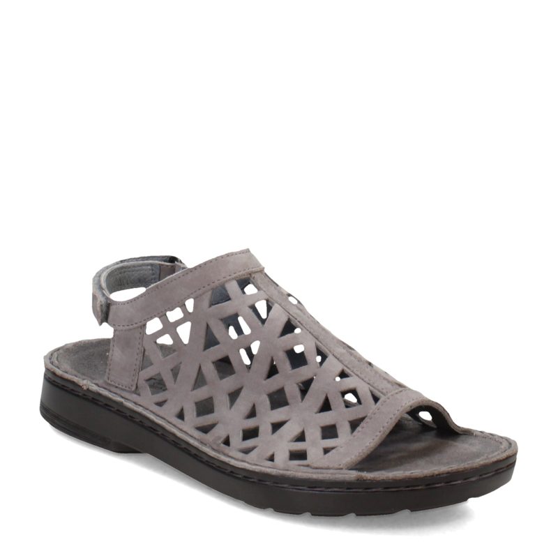 63417 BA8 Womens Naot Amadora Sandal Grey Nubuck