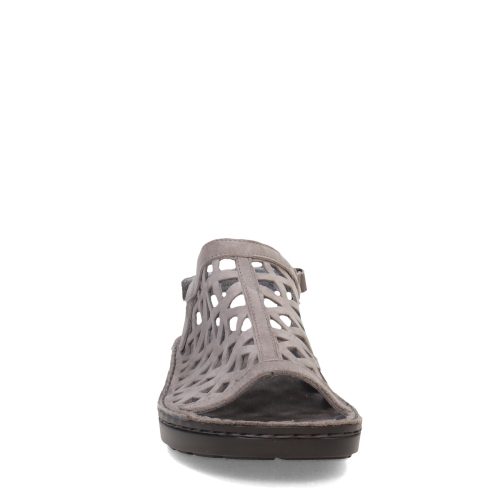 63417 BA8 Womens Naot Amadora Sandal Grey Nubuck 2