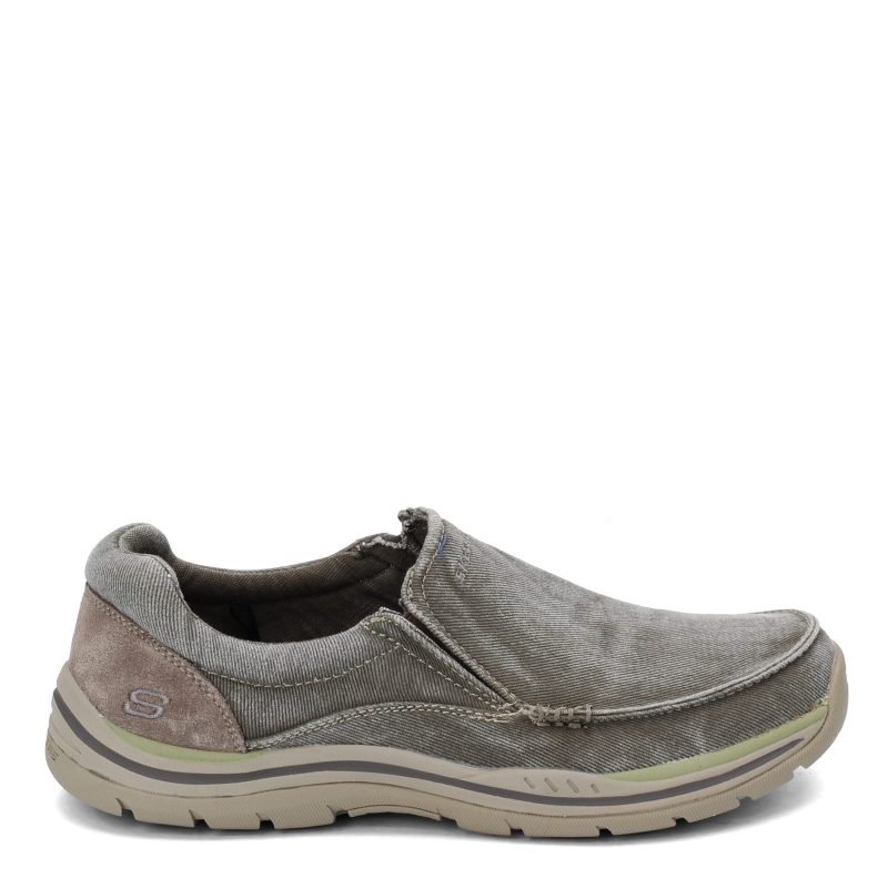 64109 Ew Khk Mens Skechers Expected Avillo Slip On Shoe Khaki 1