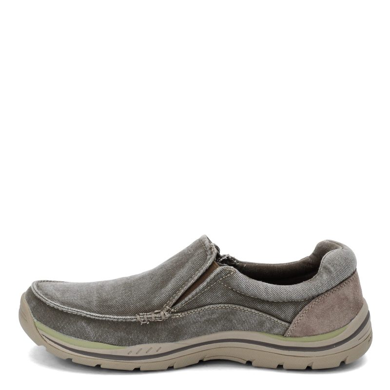 64109 Ew Khk Mens Skechers Expected Avillo Slip On Shoe Khaki 3