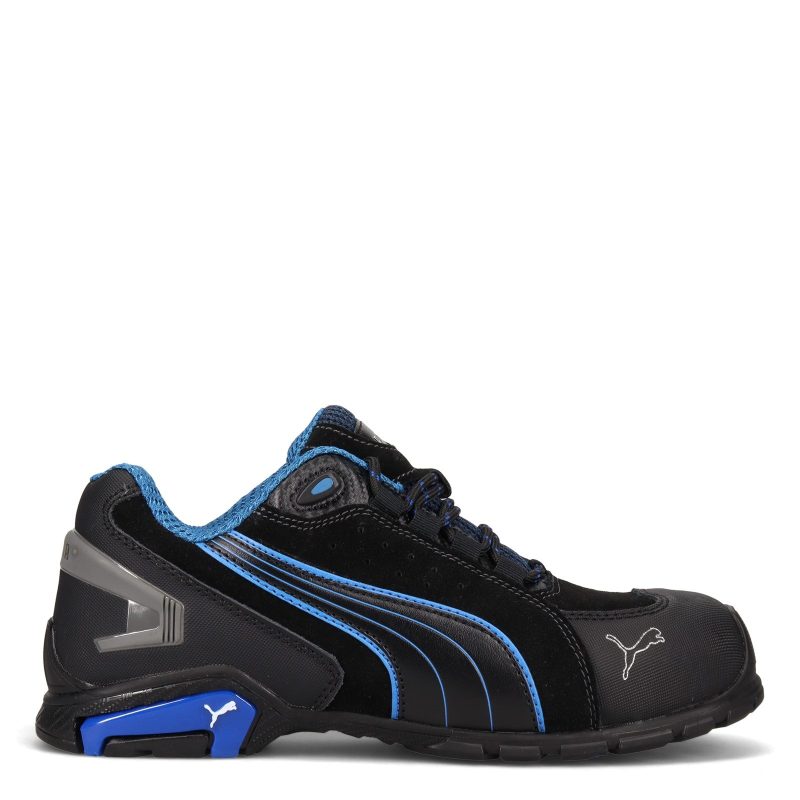 642755 Mens Puma Safety Rio Low Work Shoe Black 1