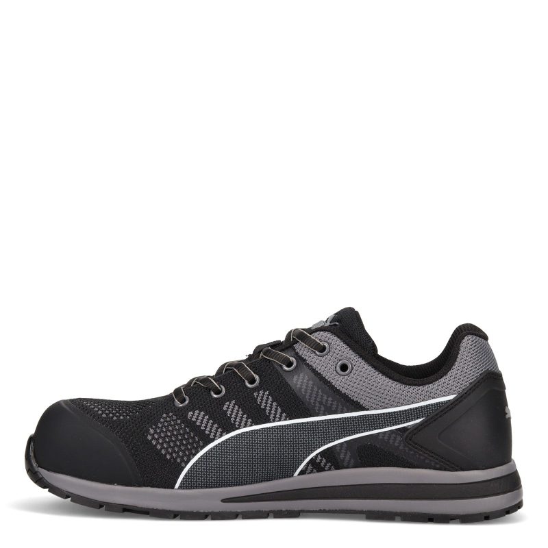 643165 Mens Puma Safety Elevate Low Work Shoe Black 3