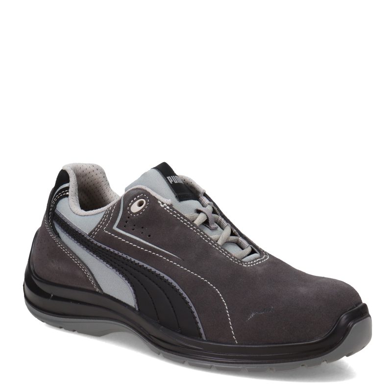 643465 Mens Puma Safety Touring Low Work Shoe Gray