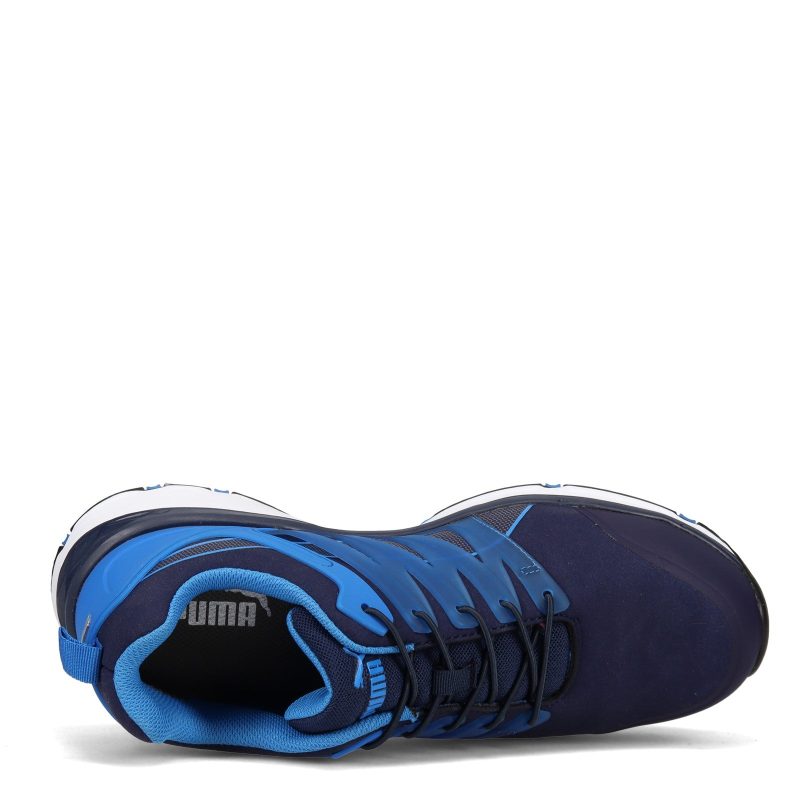 643855 Mens Puma Safety Velocity 20 Low Work Shoe Blue 5